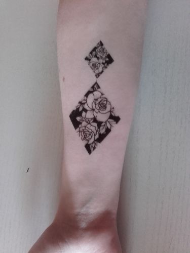 Customer photo review of Roses Géométriques