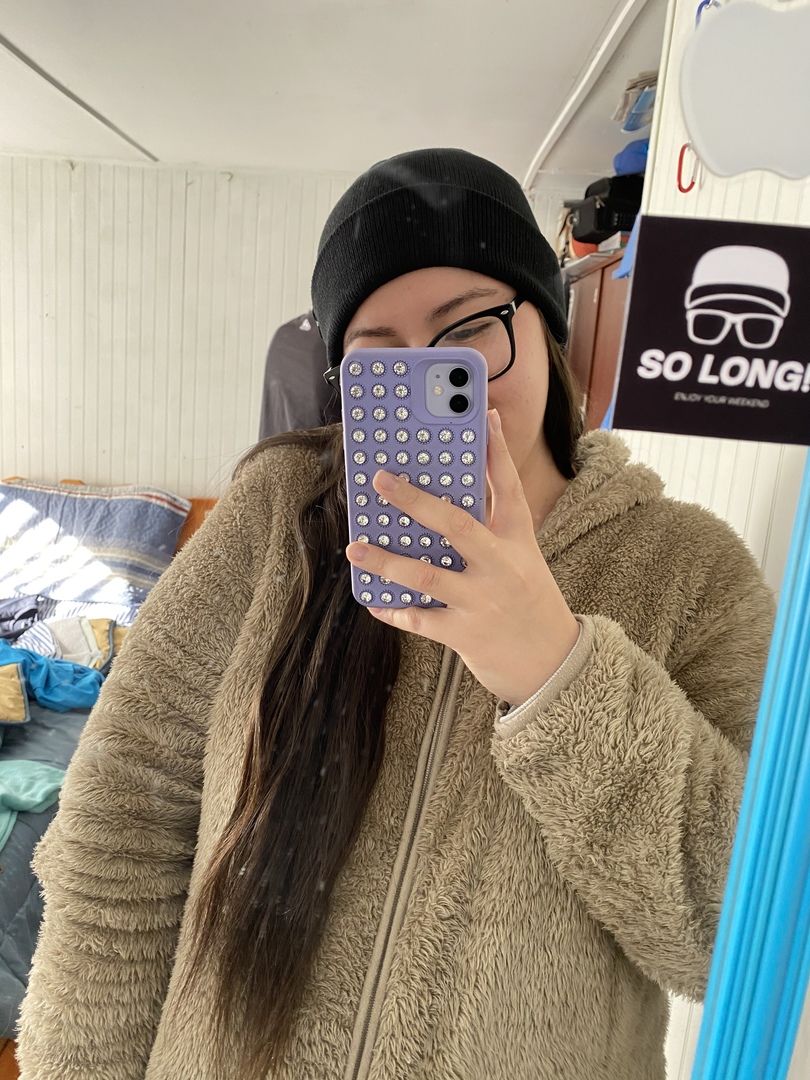Customer photo review of SIMPLE STAR BEANIE COAL
