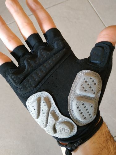 Customer photo review of INBIKE Half Finger Gel Pad Cycling Gloves