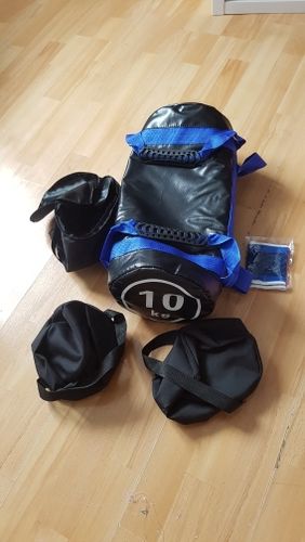 Customer photo review of 5/10/15/20/25/30KG Unfilled Power Bag Fitness Body Building Gym Sports Crossfit Sand Bag Muscle Training PU Leather Heavy Duty
