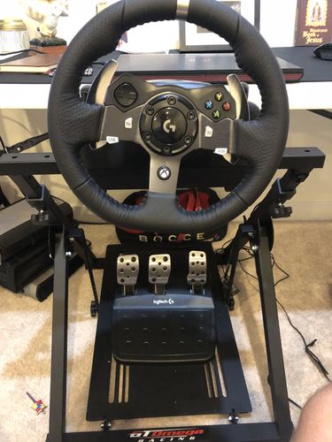 Customer photo review of APEX Steering Wheel Stand
