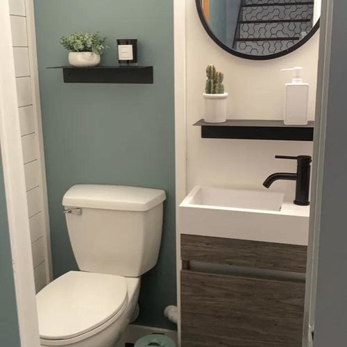 Customer photo review of Ottavino Floating Vanity (10" Depth)