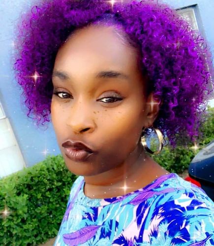 Customer photo review of Get Hued - Purple Rain