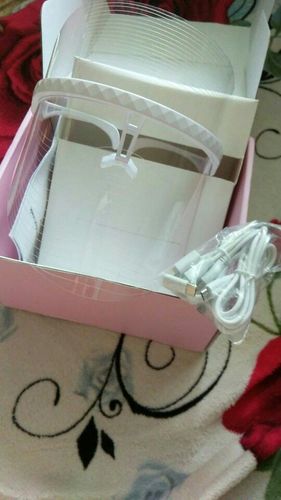 Customer photo review of Photon Therapy Mask