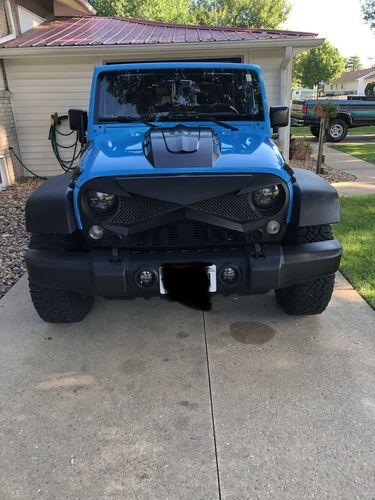 Customer photo review of Hawke Grille - Matte Black (07-18 Jeep Wrangler JK)