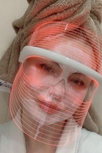Customer photo review of Photon Therapy Mask