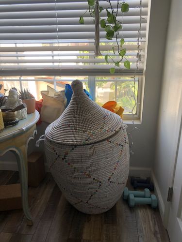 Customer photo review of Multi Color Pattern Basket