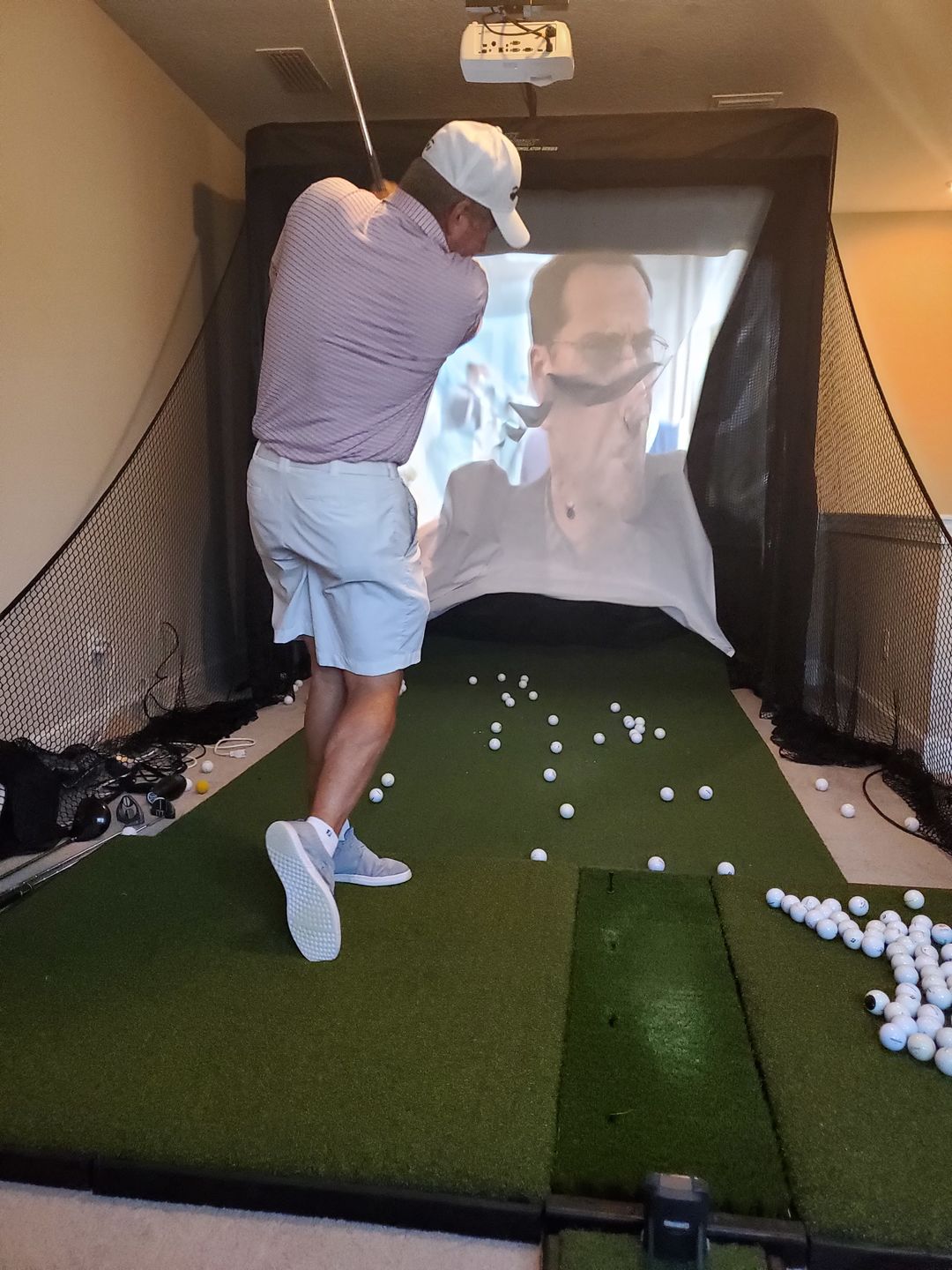 Customer photo review of The Net Return Pro Golf Turf