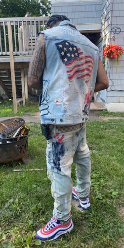 Customer photo review of FASHION AMERICANA DENIM JACKET