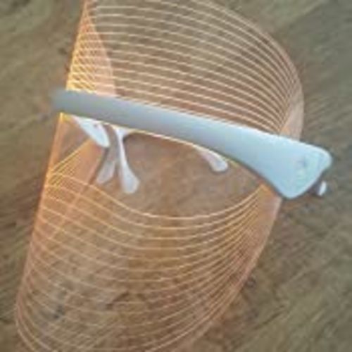 Customer photo review of Photon Therapy Mask