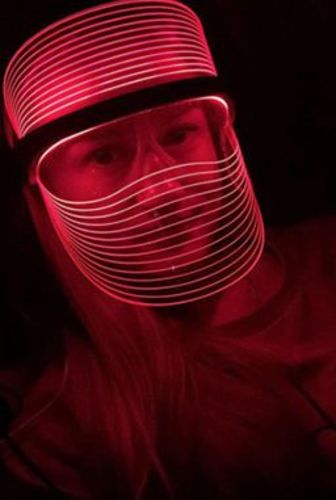 Customer photo review of Photon Therapy Mask