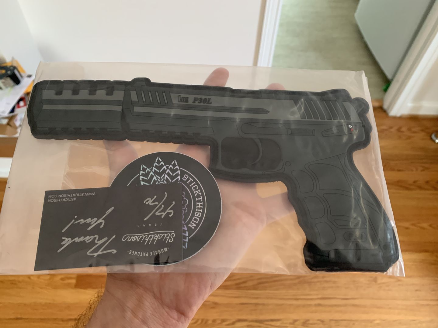 Customer photo review of John Wick HK P30 Patch *Limited*