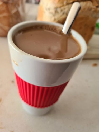 Customer photo review of Vanilla Coffee Syrup