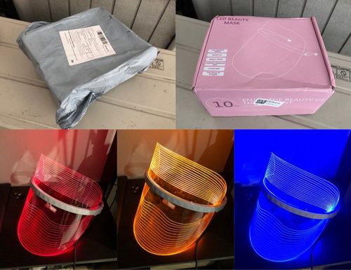 Customer photo review of Photon Therapy Mask