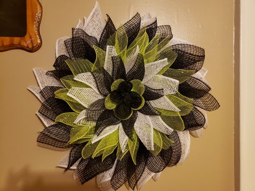 Customer photo review of 10.5"X10Yd Poly/Jute Mesh Natural RY800518