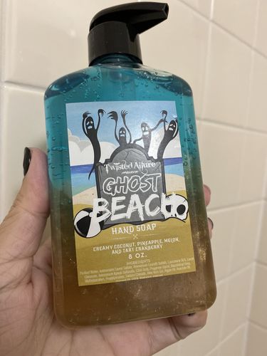 Customer photo review of Ghost Beach Hand Soap