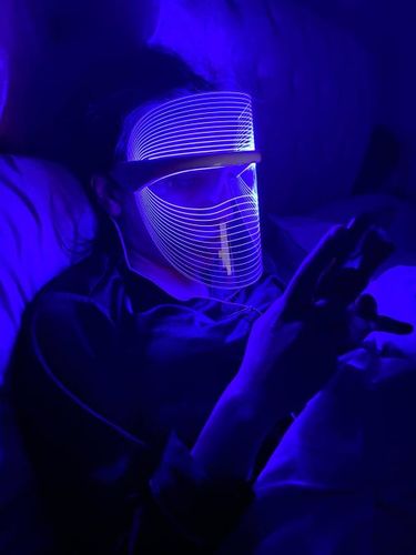 Customer photo review of Photon Therapy Mask