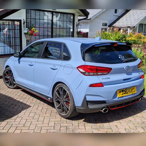 Customer photo review of Hyundai I30N Window Track Vents
