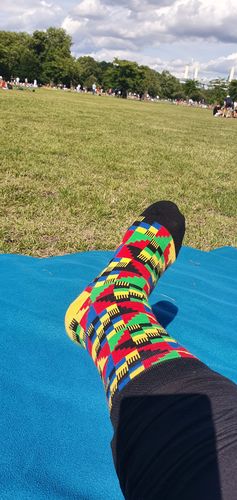 Customer photo review of The Classic Afrisocks Collection