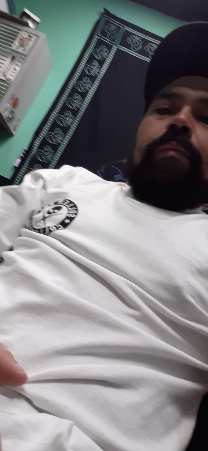 Customer photo review of BADGE OF HONOR WHITE LONG SLEEVE