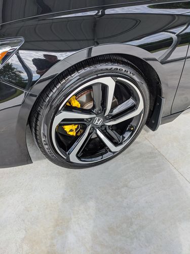 Customer photo review of blue shine™ | premium tire shine