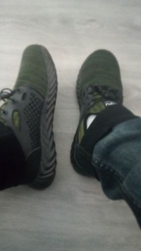 Customer photo review of SOLID Sneakers "Reptile" Steel Toecap Work Safety Shoes  -Black-