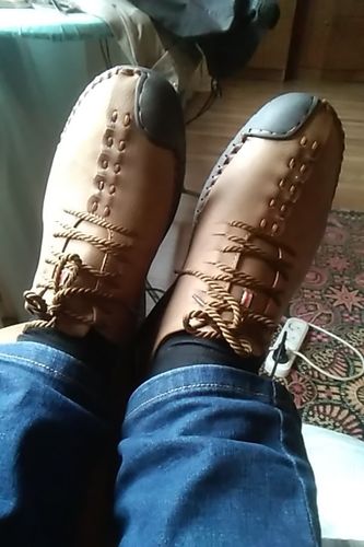 Customer photo review of Classic Comfortable Casual Shoes