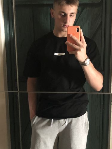 Customer photo review of DROP-SHOULDER TEE