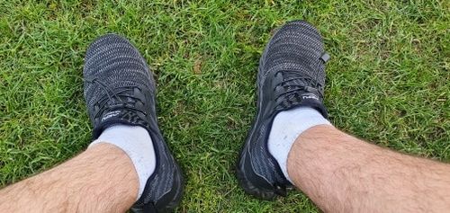 Customer photo review of SOLID Sneakers "Reptile" Steel Toecap Work Safety Shoes  -Black-