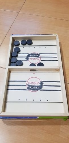 Customer photo review of Sling Puck - Fast Table Hockey Game