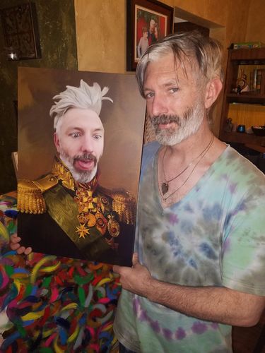 Customer photo review of The Colonel - Custom Canvas