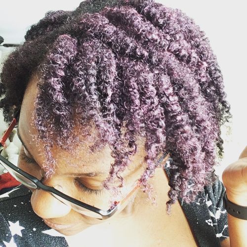 Customer photo review of Get Hued - Mulberry