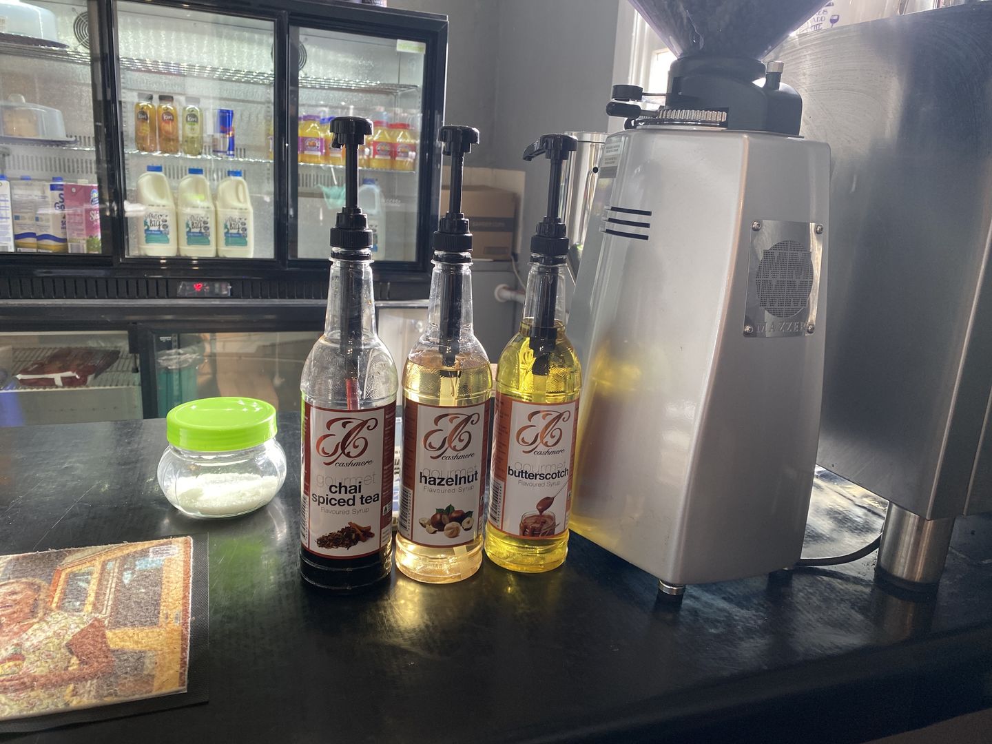 Customer photo review of Butterscotch Coffee Syrup