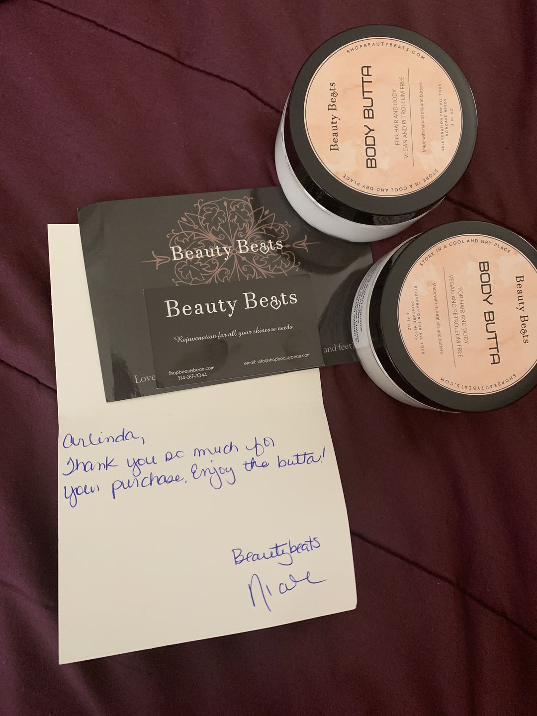 Customer photo review of Body Butta