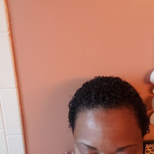 Customer photo review of CurlMix Fresh Quarterly Kit - On Hold Indefinitely