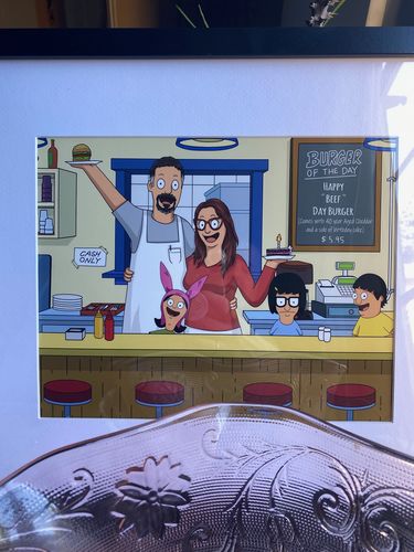 Customer photo review of Personalized Bob’s 🍔  Custom Portrait