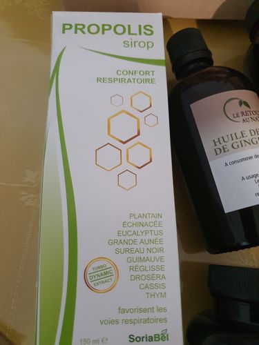 Customer photo review of SIROP DE PROPOLIS