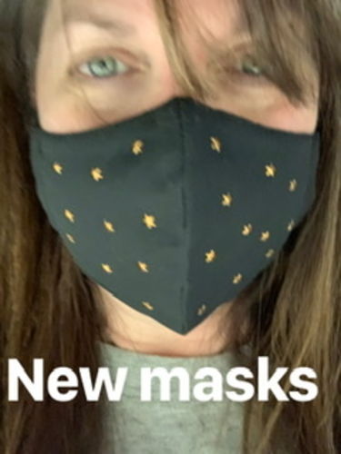 Customer photo review of *PRE-ORDER* SET OF 3 CLOUD FACE MASKS
