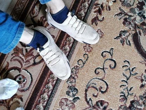 Customer photo review of Dacomfy Men Leisure Retro Handmade Leather Shoes