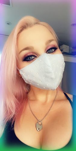 Customer photo review of *PRE-ORDER* SET OF 3 CLOUD FACE MASKS