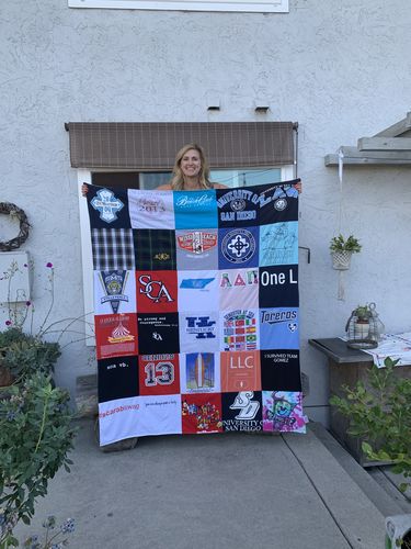 T-shirt quilt featuring toreros by Molly from CA