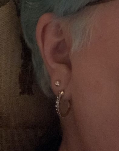 Customer photo review of Kraken's Tentacles Earrings