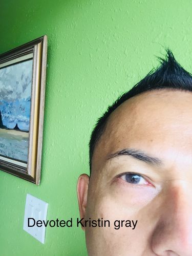 Customer photo review of Devoted Kristin - gray