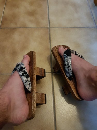 Customer photo review of Sandales Japonaises Geta - Tatsu