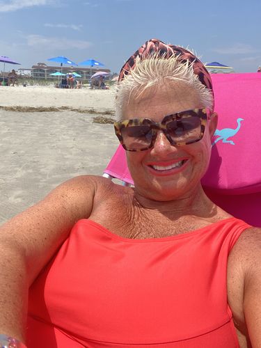 Customer photo review of BLUSH SILK LEOPARD HEADBAND