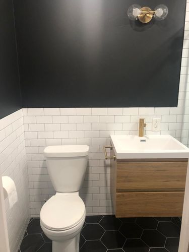 Customer photo review of Monterey Floating Vanity