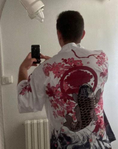 Customer photo review of Chemise Style Japonais Homme