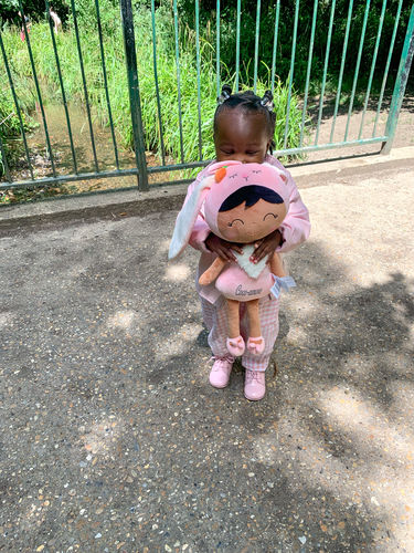 Customer photo review of Personalized Bunny Leyadoll with Gift Bag - 2 Skin Tones