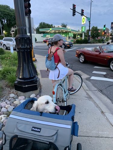 Customer photo review of Sleek Pleated Skirt - White