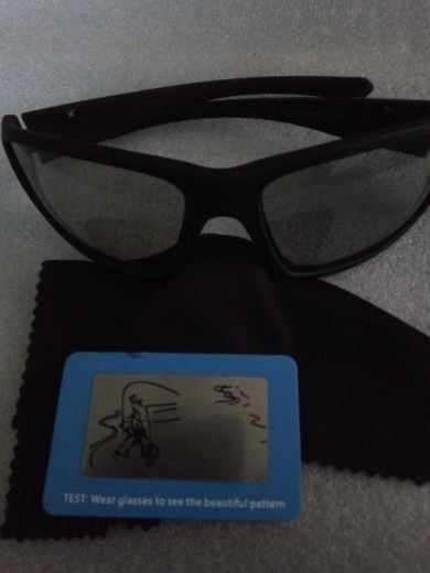 Customer photo review of Anti-Glare Photochromic Polarized Lenses
